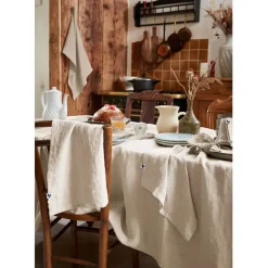 Fabrique de Styles Nappes*Nappe rectangle en lin lavé 170x250cm - Soline