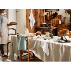 Fabrique de Styles Nappes*Nappe rectangle en lin lavé 170x250cm - Soline