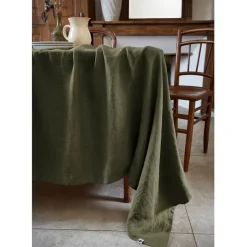 Fabrique de Styles Nappes*Nappe rectangle en lin lavé 170x250cm - Soline
