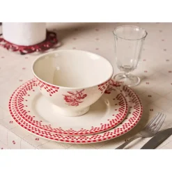 Fabrique de Styles Nappes*Nappe rectangulaire en coton blanc et 250x160cm - P'tits cœurs