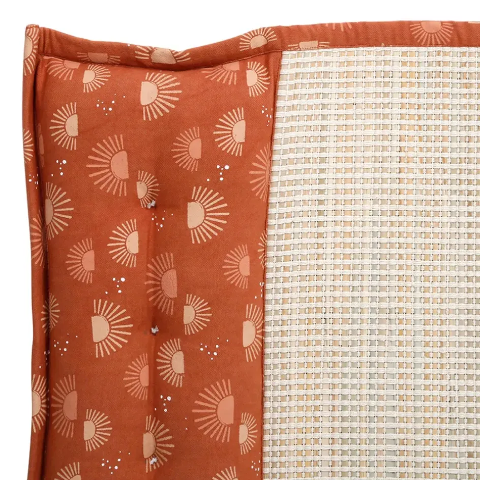 Fabrique de Styles Draps De Plage Et Foutas*Natte de plage avec coussin et écru - sweet leaves