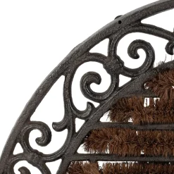 Fabrique de Styles Paillassons*Paillasson en fonte et fibre de palmier 68x40cm