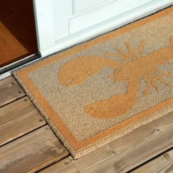 Fabrique de Styles Paillassons*Paillasson homard en coco 73x43cm - Homard