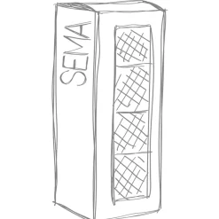 Fabrique de Styles Accessoires Réutilisables*Paille avec brosse x4 dilacia h15.5cm en verre borosilicate