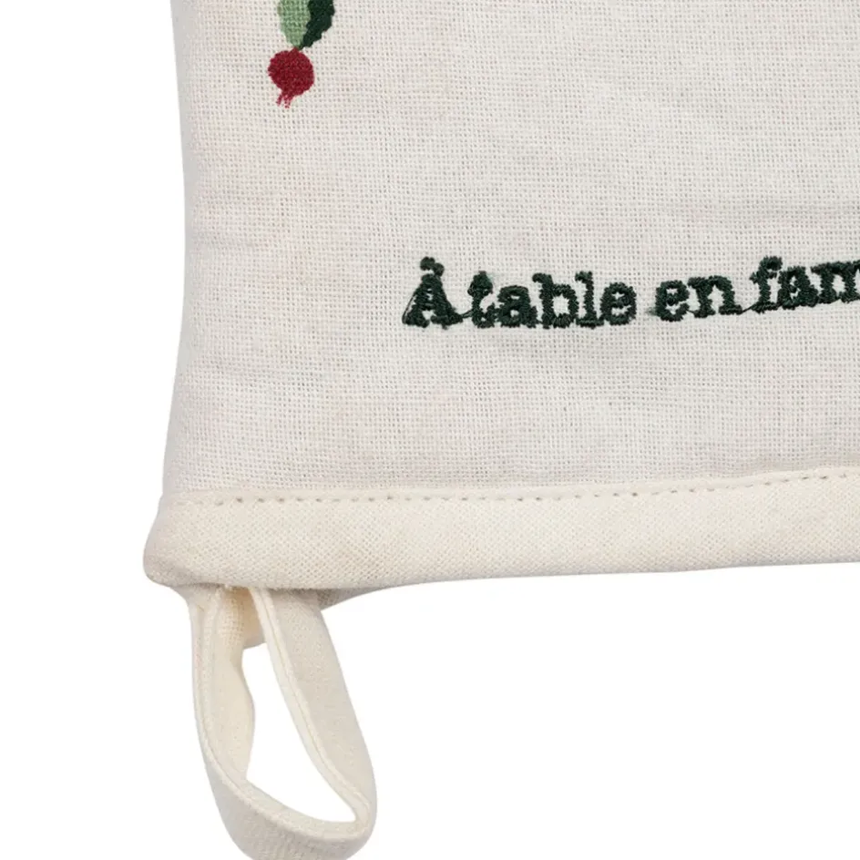 Fabrique de Styles Torchons, Tabliers Et Maniques*Paire de gants cuisine en coton écru - P'tit Légume