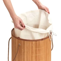 Fabrique de Styles Rangements Salle De Bain*Panier à linge en bambou