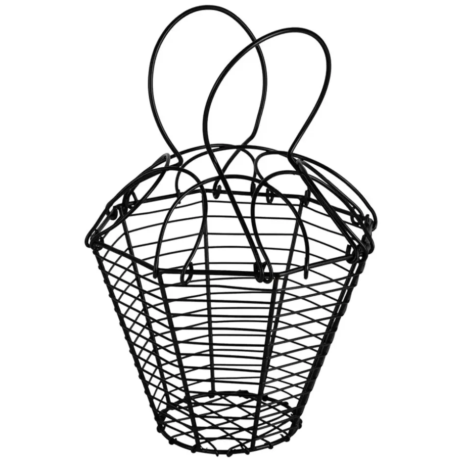 Fabrique de Styles Paniers Et Corbeilles*Panier en fer d20cm - Reserve