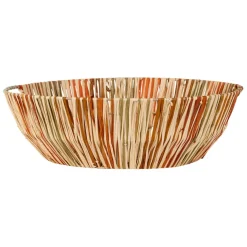 Fabrique de Styles Paniers Et Corbeilles*Panier en raphia et rotin d37cm - Seguia