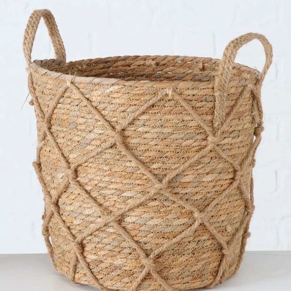 Fabrique de Styles Paniers Et Corbeilles*Panier en zostère 33x33cm - Katunia