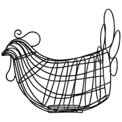 Fabrique de Styles Paniers Et Corbeilles*Panier poule en fer - Reserve