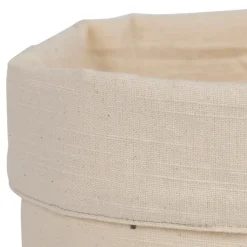Fabrique de Styles Paniers Et Corbeilles*Panière à pain en coton écru et d15cm - Paya