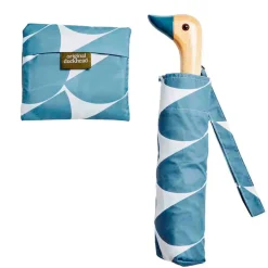 Fabrique de Styles Accessoires Mode*Parapluie compact manche tête de canard denim moon