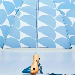 Fabrique de Styles Accessoires Mode*Parapluie compact manche tête de canard denim moon