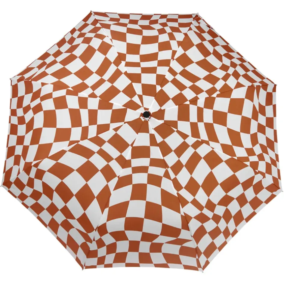 Fabrique de Styles Accessoires Mode*Parapluie compact manche tête de canard peanut butter checkers
