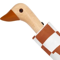 Fabrique de Styles Accessoires Mode*Parapluie compact manche tête de canard peanut butter checkers