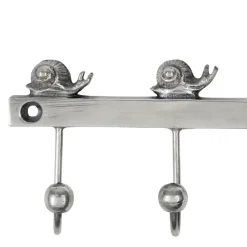 Fabrique de Styles Patères*Patere 3 crochets escargot 10x6x2cm laiton