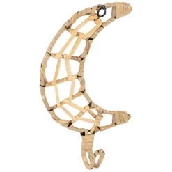 Fabrique de Styles Patères*Patere lune en rotin et fer - Famille