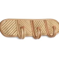 Fabrique de Styles Patères*Patère 3 crochets bamboli 39x9.5xh13cm