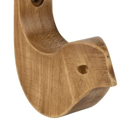 Fabrique de Styles Patères*Patère oiseau en acajou blanc h13cm - Campagne