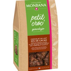 Fabrique de Styles Chocolats Et Confiseries*Petit croc' lait gianduja 120g
