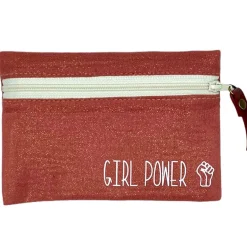 Fabrique de Styles Pochettes Et Housses*Petite pochette girl power scintillante