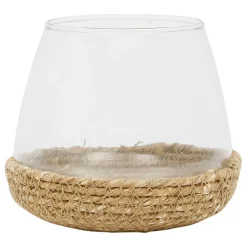 Fabrique de Styles Photophores, Bougeoirs Et Lanternes*Photophore en jute et verre - ourea