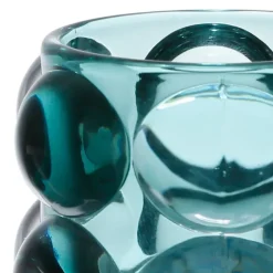 Fabrique de Styles Photophores, Bougeoirs Et Lanternes*Photophore en verre émeraude h6.5cm - Tanri