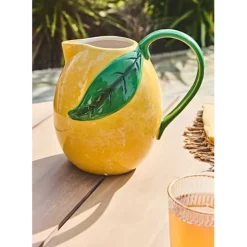Fabrique de Styles Carafes Et Pichets*Pichet citron en grès h21cm - Exotica