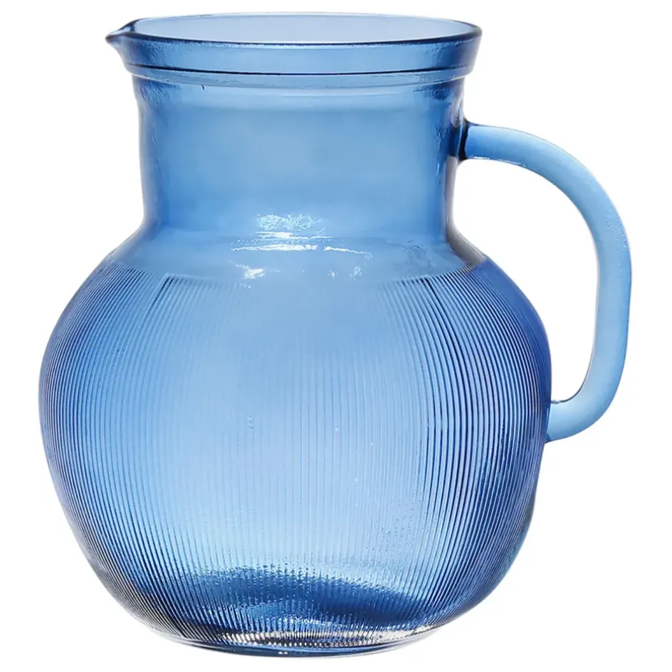 Fabrique de Styles Carafes Et Pichets*Pichet en verre recyclé sablé 2.3l - Aheli
