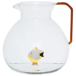 Fabrique de Styles Carafes Et Pichets*Pichet poisson en verre borosilicate 1.7l - Océan