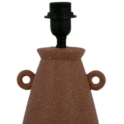 Fabrique de Styles Lampes À Poser*Pied de lampe en porcelaine h35cm - terre brulée