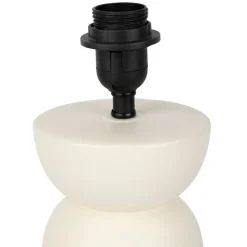 Fabrique de Styles Lampes À Poser*Pied de lampe en porcelaine h34cm - blue sand