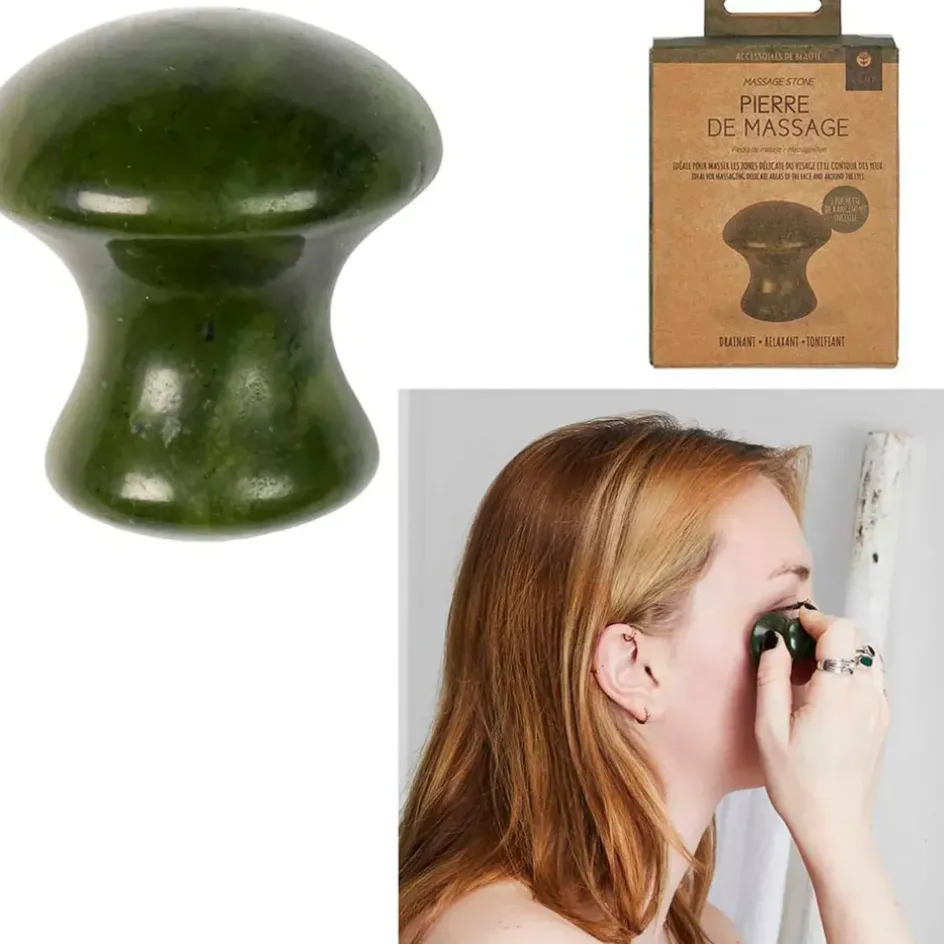 Fabrique de Styles Relaxation Et Massage*Pierre de massage ronde en jade