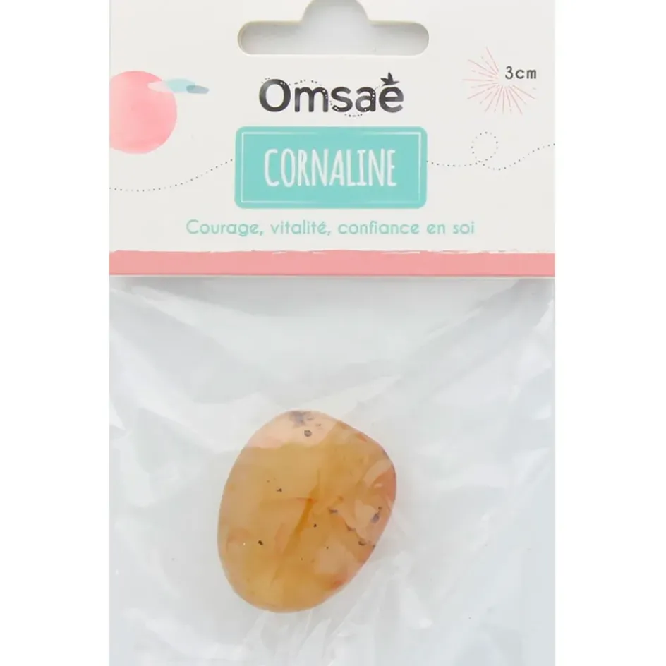 Fabrique de Styles Méditation Et Yoga*Pierre roulée cornaline taille L