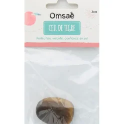 Fabrique de Styles Méditation Et Yoga*Pierre roulée oeil de tigre taille L