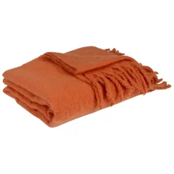 Fabrique de Styles Plaids*Plaid avec franges en tissu 170x130cm - Klosen