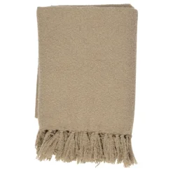 Fabrique de Styles Plaids*Plaid avec franges en tissu 150x130cm - Klosen