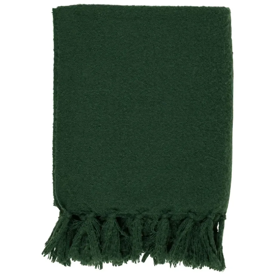 Fabrique de Styles Plaids*Plaid avec franges en tissu 150x130cm - Klosen