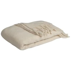 Fabrique de Styles Plaids*Plaid avec franges en tissu 170x130cm - Klosen