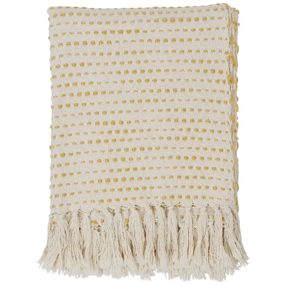 Fabrique de Styles Plaids*Plaid courba 170x130cm en coton et acrylique