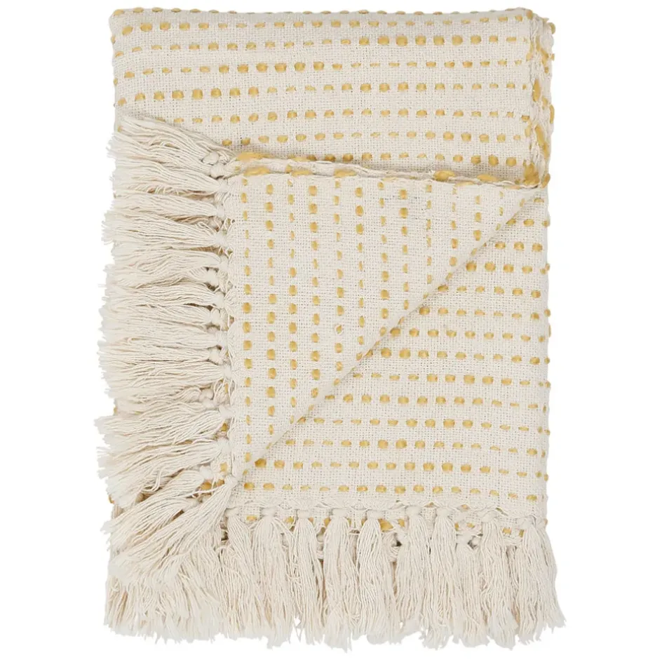 Fabrique de Styles Plaids*Plaid courba 170x130cm en coton et acrylique