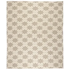 Fabrique de Styles Plaids*Plaid flocon en coton 150x125cm - Noel