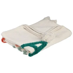 Fabrique de Styles Plaids*Plaid tufté amour en coton 170x130cm - Famille