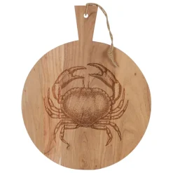 Fabrique de Styles Planches À Découper*Planche a découper crabe en acacia 40x50cm - Dalbert
