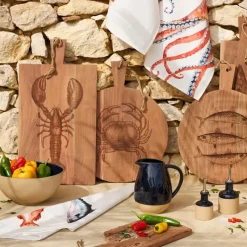 Fabrique de Styles Planches À Découper*Planche a découper homard en acacia 32x60cm - Dalbert