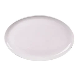 Fabrique de Styles Plats Et Saladiers*Plat ovale en porcelaine blanche 30x20cm - Ecume