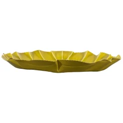 Fabrique de Styles Plateaux*Plateau chou en fer jaune d40cm
