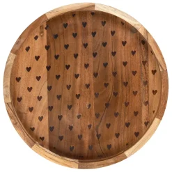 Fabrique de Styles Plateaux*Plateau en acacia 33x33xh4.5cm - Famille