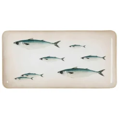 Fabrique de Styles Plateaux*Plateau en fer bleu et doré - riviere