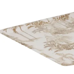 Fabrique de Styles Plateaux*Plateau en fer écru et palmiers 40x30cm - Mocoa